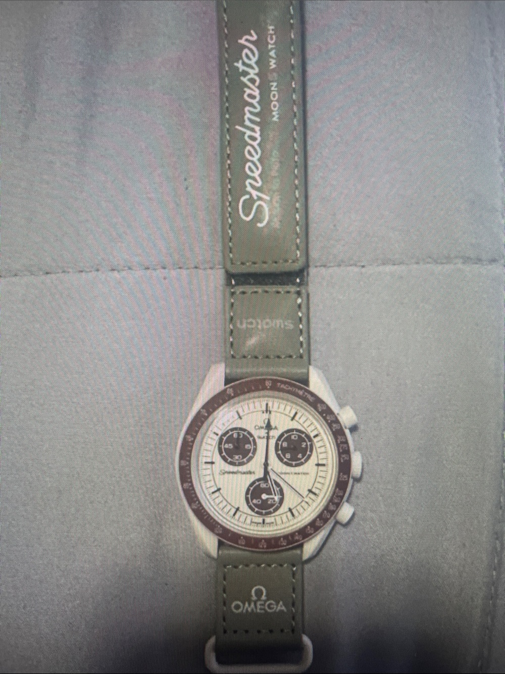 Omega x Swatch Speedmaster Moonwatch Green Strap Chronograph